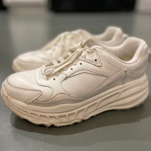 UGG CA 805 White Leather Sneakers